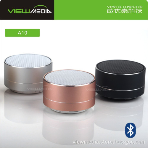 Shenzhen factory small music dancing portable metal 2016 Bluetooth speaker